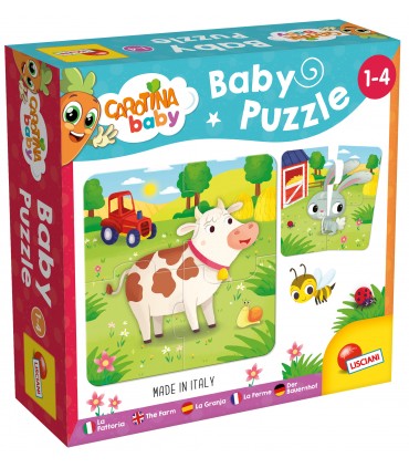 CAROTINA BABY PUZZLE LA FATTORIA 1-4 LISCIANI GIOCHI
