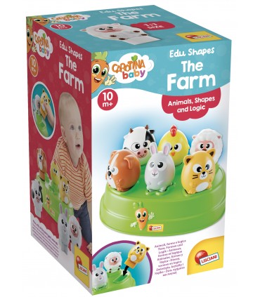 CAROTINA HAPPY LOGIC CON SEI ANIMALI DA INCASTRARE +10M LISCIANI GIOCHI