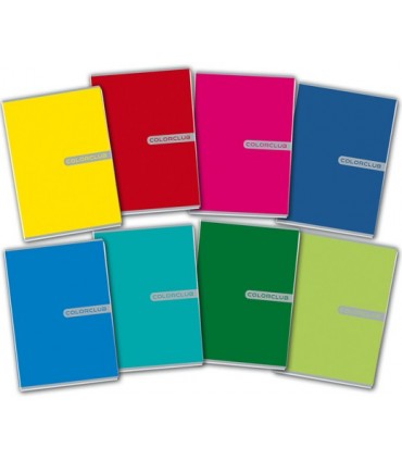 Maxi Quaderni Color Club rig. A 80 Pagine conf. 10 pz. colori assortiti