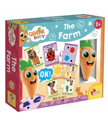 CAROTINA BABY PENNA PARLANTE THE FARM ALLA SCOPERTA DI UNA COLORATA FATTORIA +2 LISCIANI GIOCHI