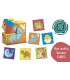 MONTESSORI BABY WOOD CUBES AND  PUZZLE 2 IN 1-1-4 LISCIANI GIOCHI