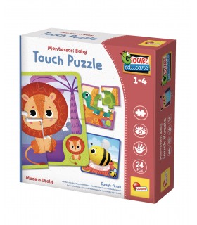 MONTESSORI BABY TOUCH SEI ALLEGRI PUZZLE PER LO SVILUPPO DEI SENSI 1-4  LISCIANI GIOCHI