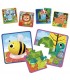 MONTESSORI BABY TOUCH SEI ALLEGRI PUZZLE PER LO SVILUPPO DEI SENSI 1-4  LISCIANI GIOCHI