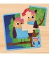 MONTESSORI BABY TOUCH SEI ALLEGRI PUZZLE PER LO SVILUPPO DEI SENSI 1-4  LISCIANI GIOCHI