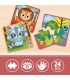 MONTESSORI BABY TOUCH SEI ALLEGRI PUZZLE PER LO SVILUPPO DEI SENSI 1-4  LISCIANI GIOCHI