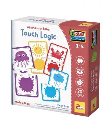 MONTESSORI BABY TOUCH LOGIC  Tante associazioni logiche per imparare a distinguere i colori1-4  LISCIANI GIOCHI