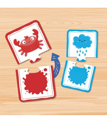 MONTESSORI BABY TOUCH LOGIC  Tante associazioni logiche per imparare a distinguere i colori1-4  LISCIANI GIOCHI