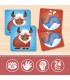MONTESSORI BABY TOUCH MEMO SEMPLICE E DIVERTENTE PER ESERCITARE TATTO E MEMORIA 1-4  LISCIANI GIOCHI