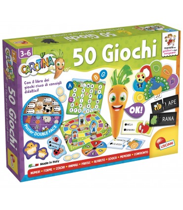 CAROTINA PENNA PARLANTE 50 GIOCHI UN KIT COMPLETO 1-4  LISCIANI GIOCHI