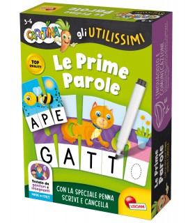 CAROTINA GLI UTILISSIMI LE PRIME PAROLE PER ARRICCHIRE IL LESSICO FACILE E DIVERTENTE  3-6 LISCIANI GIOCHI