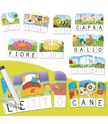 CAROTINA GLI UTILISSIMI LE PRIME PAROLE PER ARRICCHIRE IL LESSICO FACILE E DIVERTENTE  3-6 LISCIANI GIOCHI