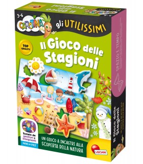 CAROTINA GLI UTILISSIMI IL GIOCO DELLE STAGIONI 3-6  LISCIANI GIOCHI