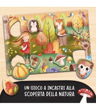 CAROTINA GLI UTILISSIMI IL GIOCO DELLE STAGIONI 3-6  LISCIANI GIOCHI