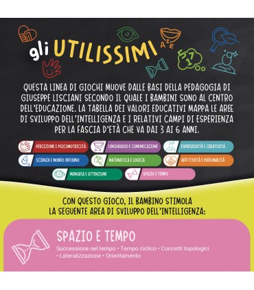 CAROTINA GLI UTILISSIMI IL GIOCO DELLE STAGIONI 3-6  LISCIANI GIOCHI