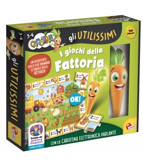 CAROTINA PENNA PARLANTE GLI UTILISSIMI GIOCHI DELLA FATTORIA 3-6  LISCIANI GIOCHI