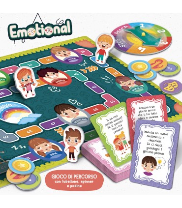GIOCARE EDUCARE EMOTIONAL IL GIOCO DELLE EMOZIONI +5 LISCIANI GIOCHI