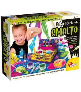 I'M A GENIUS LABORATORIO DELLO SMALTO CREA TANTI SMALTI COLORATI 7-12 LISCIANI GIOCHI