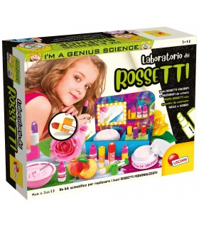 I'M A GENIUS LABORATORIO DEI ROSSETTI CREA TANTI ROSSETTI PER LE TUE LABBRA   7-12 LISCIANI GIOCHI