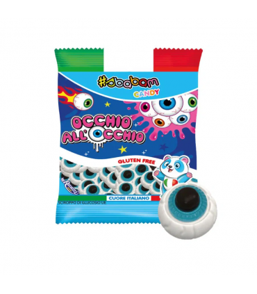 CARAMELLE GOMMOSE RAVAZZI OCCHIO ALL'OCCHIO GLUTEN FREE AL GUSTO PANNA E FRAGOLA BUSTINA 90g