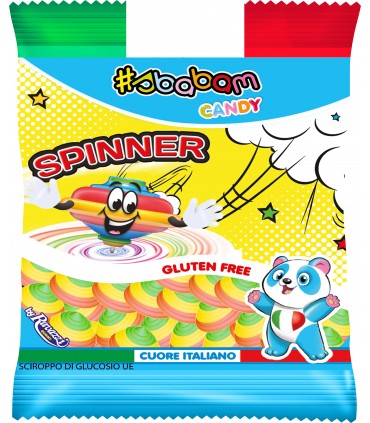 CARAMELLE GOMMOSE RAVAZZI SPINNER GLUTEN FREE AL GUSTO DI CILIEGIA BUSTINA 90g