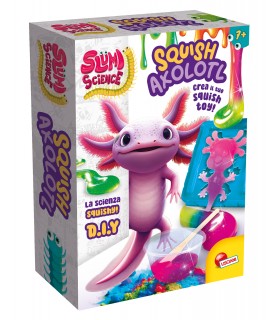 Slumi Science Pocket Squish Axolotl FAI DA TE, FACILE E DIVERTENTE +7 LISCIANI GIOCHI