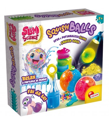 Slumi Squish Balls FAI DA TE, FACILE E DIVERTENTE +7 LISCIANI GIOCHI