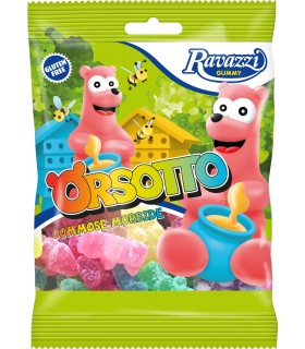 CARAMELLE GOMMOSE RAVAZZI ORSOTTO GLUTEN FREE AL GUSTO FRUTTA BUSTINA 90g
