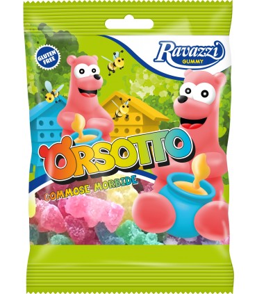 CARAMELLE GOMMOSE RAVAZZI ORSOTTO GLUTEN FREE AL GUSTO FRUTTA BUSTINA 90g