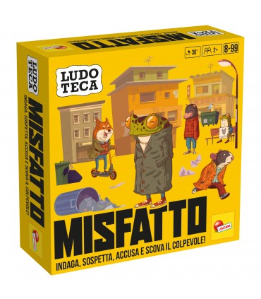 Ludoteca Pocket Misfatto diffida dalle apparenze e ricostruisci il misfatto +8 LISCIANI GIOCHI