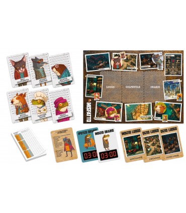 Ludoteca Pocket Misfatto diffida dalle apparenze e ricostruisci il misfatto +8 LISCIANI GIOCHI