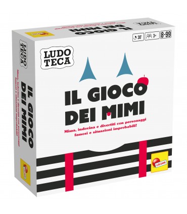 Ludoteca Pocket Il Gioco Dei Mimi INDOVINA E DIVERTITI CON PERSONAGGI FAMOSI +8 LISCIANI GIOCHI
