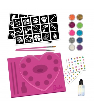 Barbie My GLITTER TATTOO Fai risplendere la tua creatività con i glitter +5 LISCIANI GIOCHI