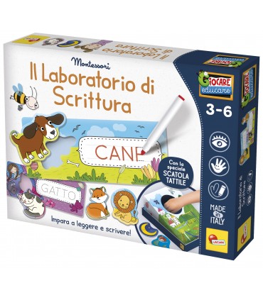 MONTESSORI MAXI ASSORTITO LABORATORIO DI SCRITTURA 3-6 LISCIANI GIOCHI