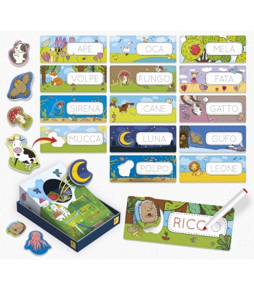 MONTESSORI MAXI ASSORTITO LABORATORIO DI SCRITTURA 3-6 LISCIANI GIOCHI