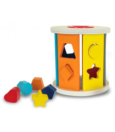 CILInDRO MONTESSORIANO IN LEGNO TEOREMA GIOCHI +24 MESI