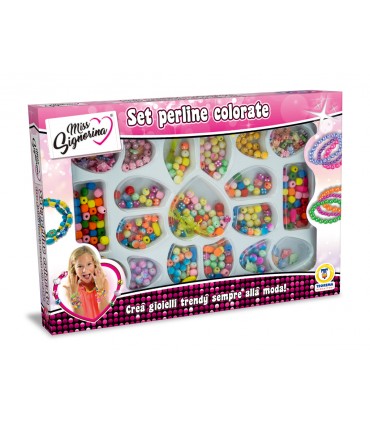 MISS SIGNORINA SET PERLINE COLORATE ASSORTITE TEOREMA GIOCHI