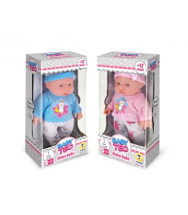 BABY TEO BAMBOLOTTO CON VOCE H. 24 CM TEOREMA GIOCHI  DISPONIBILE IN DUE MODELLI