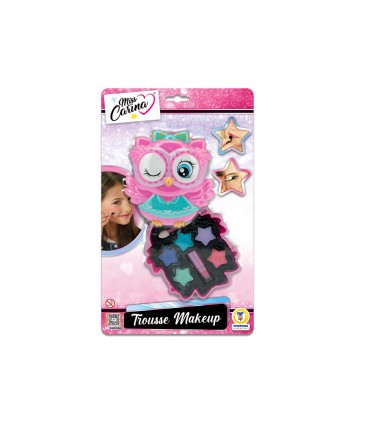 miss carina trucchi bimba con cofanetto a forma di gufo teorema giochi
