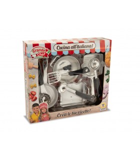 CARTELLA GRANDE CHEF SET PENTOLE CON ACCESSORI TEOREMA GIOCHI