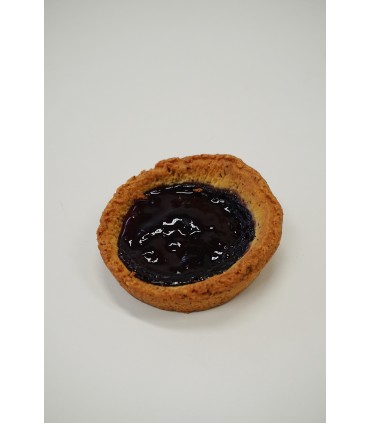 CROSTATINE ARTIGIANALI TERVED 50g SENZA GLUTINE con farina di grano di saraceno EXPO DA 24PZ. assortiti con 5 gusti