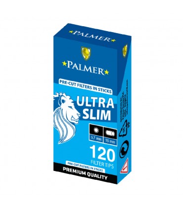 Filtri PALMER ultra slim 5,7 MM L.15 MM CONF. 20 box DA 120 FILTRI