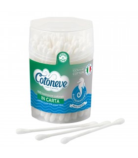 COTONEVE BASTONCINI IN CARTA Barattolo da 100 pz.