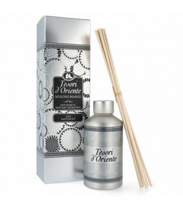 PROFUMATORE PER AMBIENTE TESORI D'ORIENTE MUSCHIO BIANCO CON BASTONCINI DA 200ml