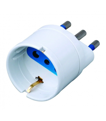 Adattatore PRESA Schuko BIANCO EXTRAPOWER confezionato in blister