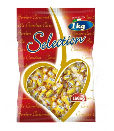 CARAMELLE SELECTION LIKING MINI ALLA FRUTTA SFUSE BUSTA DA 1KG
