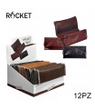 Busta Portatabacco ROCKET IN pelle Expo da 12PZ assortiti con 3 colori