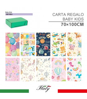 Carta Regalo KARTOS BABY- KIDS  Conf. da 100 fogli ass.