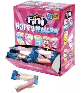 FINI HAPPY MALLOW TRECCIA GUSTO FRAGOLA 7GR EXPO 100 PZ.
