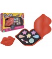 SBELLETTI MAKE-UP COFANETTO A FORMA DI LABBRA SET TRUCCHI ASSORTITO 5+ GLOBO GIOCHI