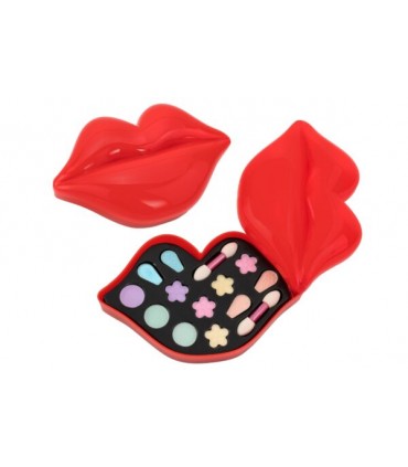 SBELLETTI MAKE-UP COFANETTO A FORMA DI LABBRA SET TRUCCHI ASSORTITO 5+ GLOBO GIOCHI